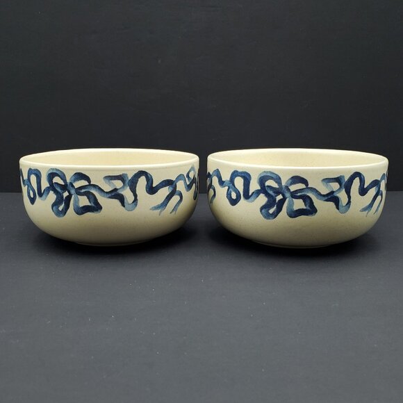 Boyds Collection Steward Earthworks Fruit Pattern Soup Cereal Bowls Boyd's Bowls - Picture 6 of 6